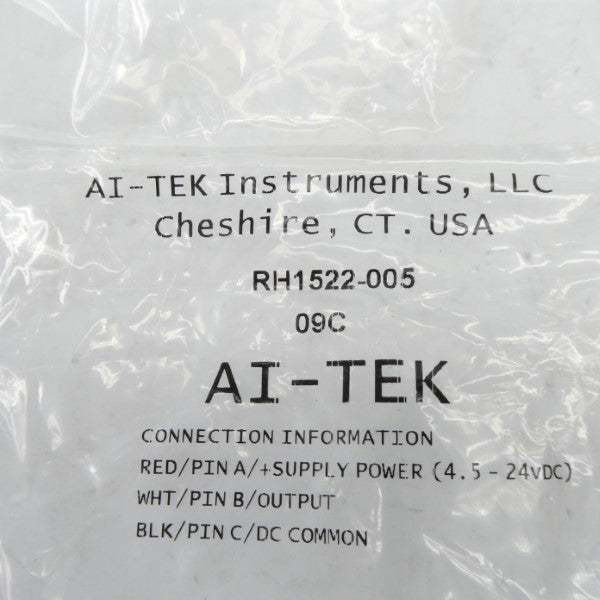 AI-TEK INSTRUMENTS RH1522-005 4.5-24VDC NSMP