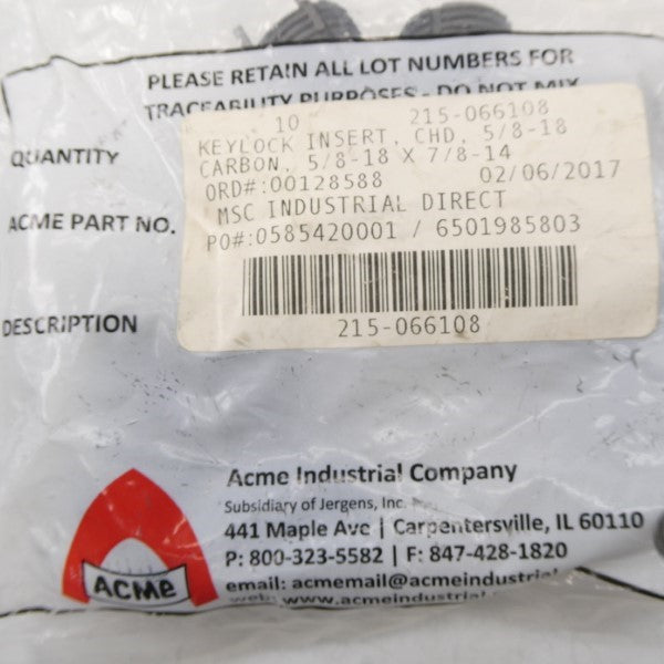 ACME 215-066108 (PKG OF 10) NSMP