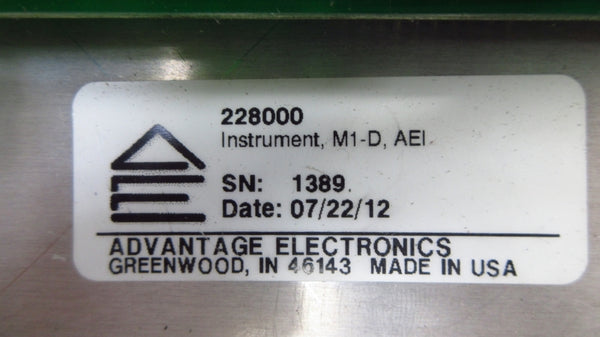 ADVANTAGE ELECTRONICS 228000 UNMP