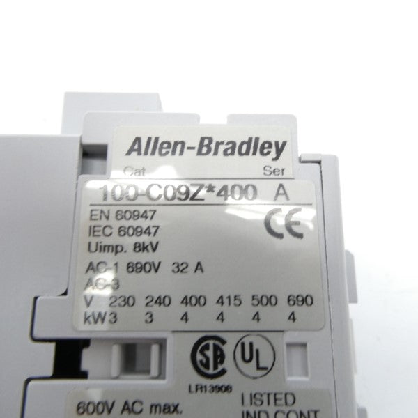 ALLEN BRADLEY 100-C09ZJ400 SER. A 24VDC (BR/WH) NSMP