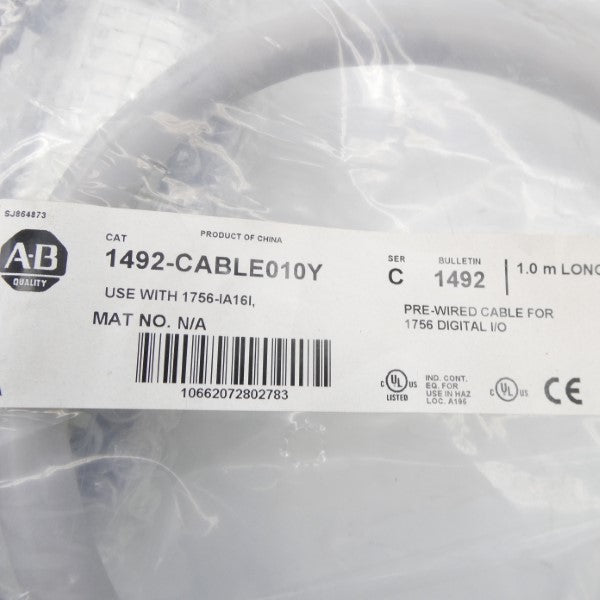ALLEN BRADLEY 1492-CABLE010Y SER. C NSMP
