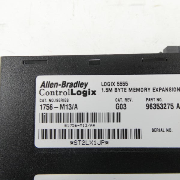 ALLEN BRADLEY 1756-L55M13 SER. A F/W 16.20 24VDC REV. J03 NSNP