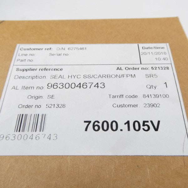 ALFA LAVAL 7600.105V 9630046743 NSMP