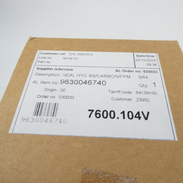 AFLA LAVAL 7600.104V 9630046740 NSMP