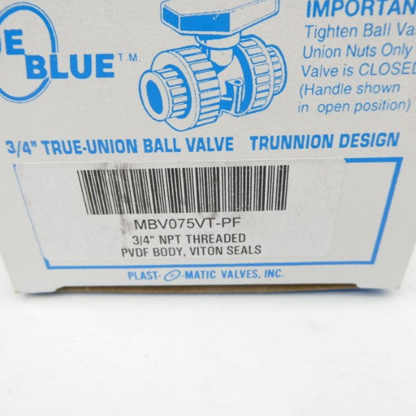 PLAST-O-MATIC MBV075VT-PF 3/4" NSMP