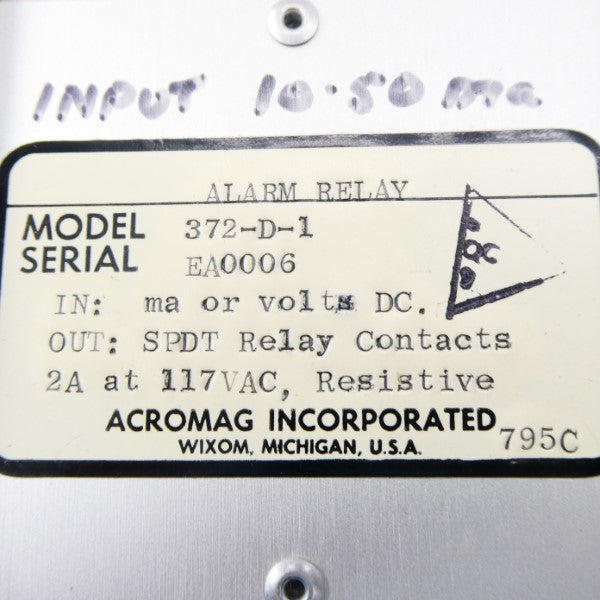 ACROMAG 372-D-1 117VAC 2A UNMP