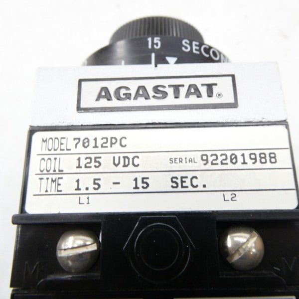 AGASTAT 7012PC 125VDC 1.5-15S NSNP
