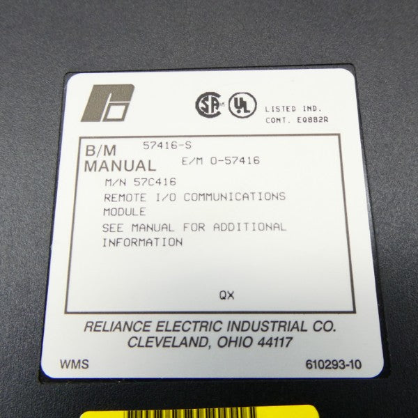 RELIANCE ELECTRIC 57C416 57416-S NSNP