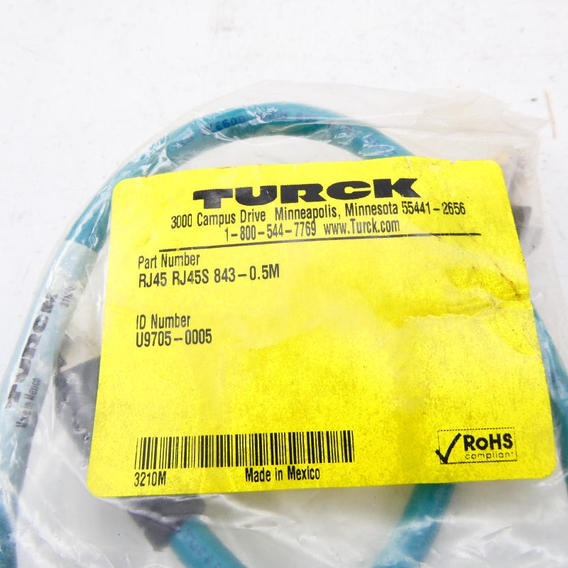 TURCK RJ45RJ45S843-0.5M U9705-0005 NSMP