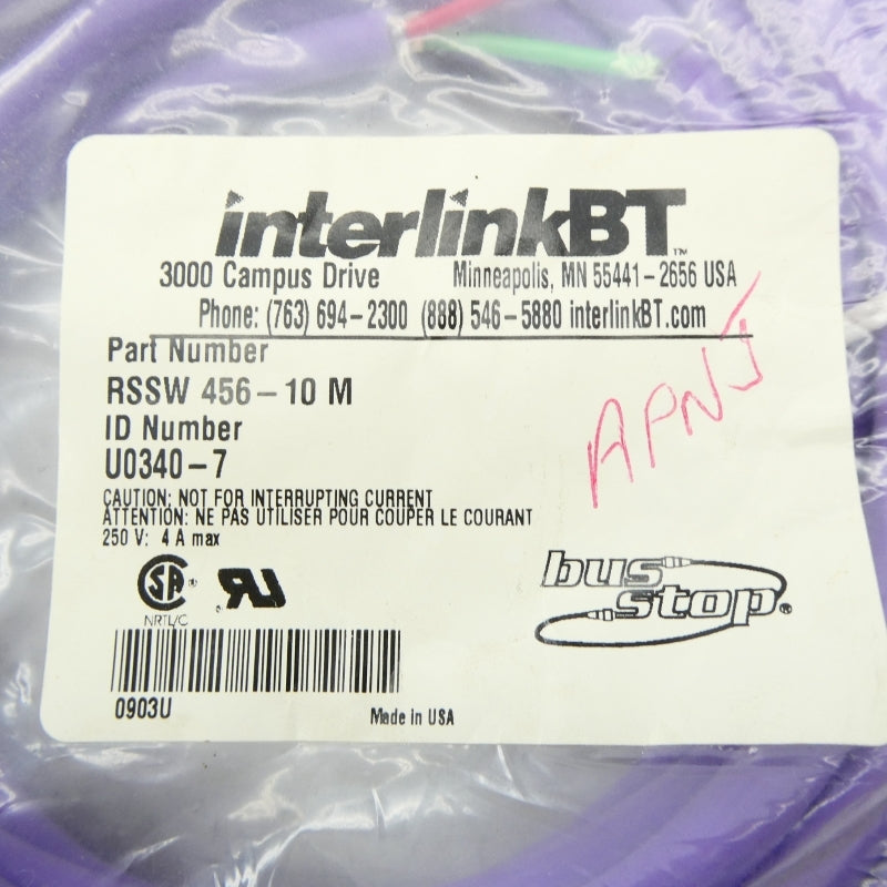 INTERLINKBT RSSW456-10M U0340-7 250V 4A NSMP