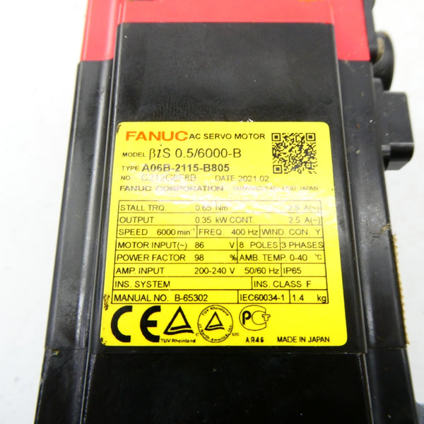 FANUC A06B-2115-B805 200-240V 2.5A NSNP