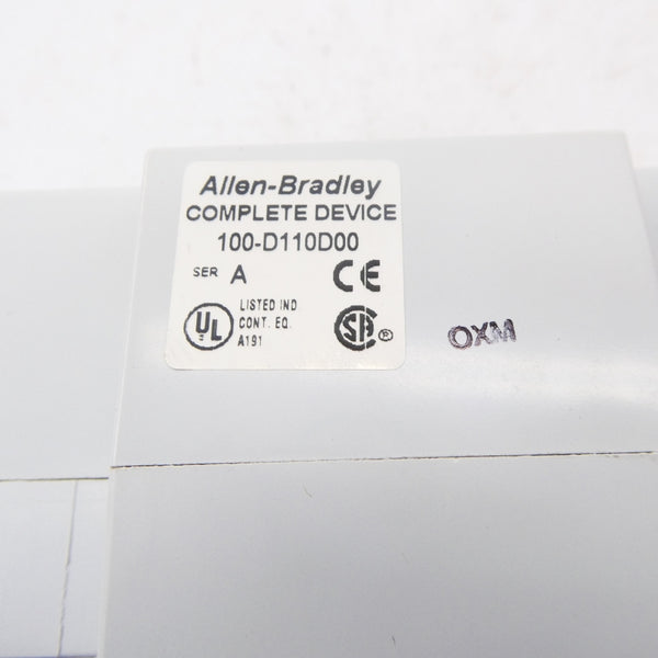 ALLEN BRADLEY 100-D110D00 SER. A 110/120V (BR/WH) NSMP
