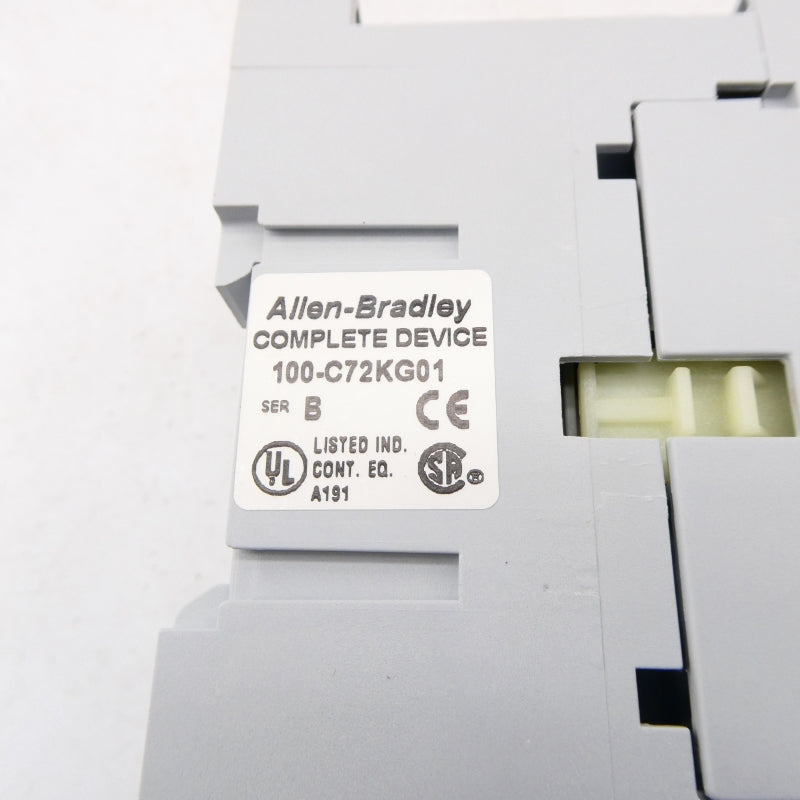 ALLEN BRADLEY 100-C72KG01 SER. B 200/220V (BR/WH) NSMP