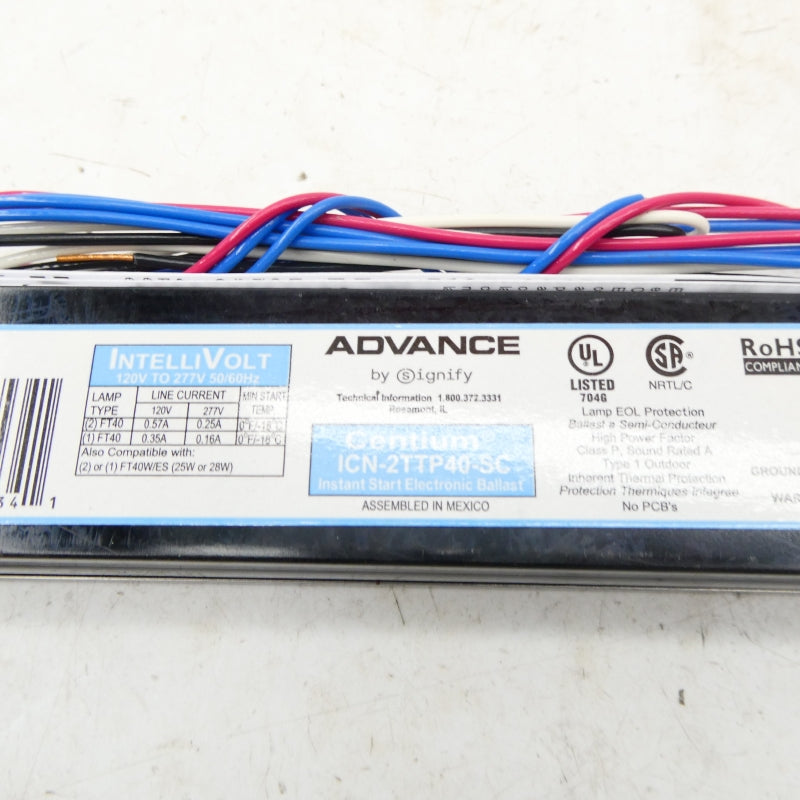 ADVANCE ICN-2TTP40-SC 277V NSNP