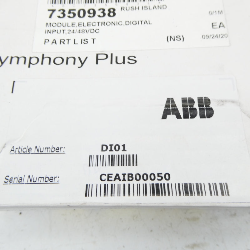 ABB DI01 24/48VDC NSFS