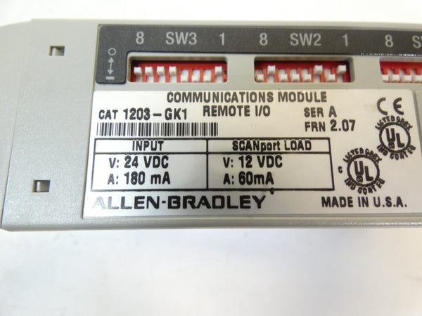 ALLEN BRADLEY 1203-GK1 SER. A F/W 2.07 24VDC NSNP