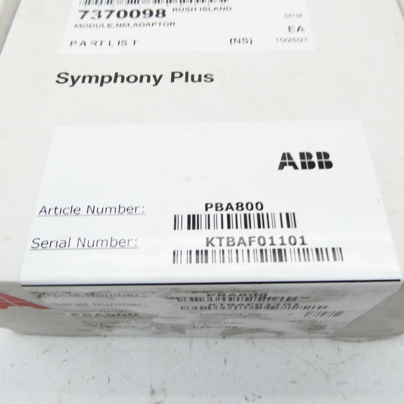 ABB PBA800 NSFS