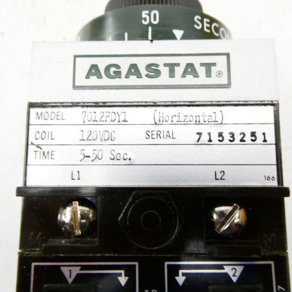 AGASTAT 7012PDY1 120VDC 5-50S NSNP
