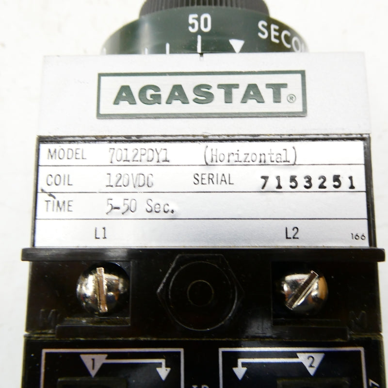 AGASTAT 7012PDY1 120VDC 5-50S NSNP