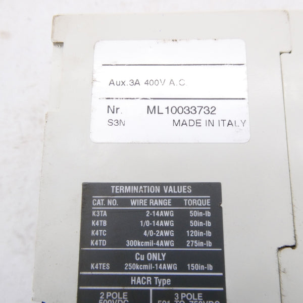 ABB ML10033732 400VAC 3A NSNP