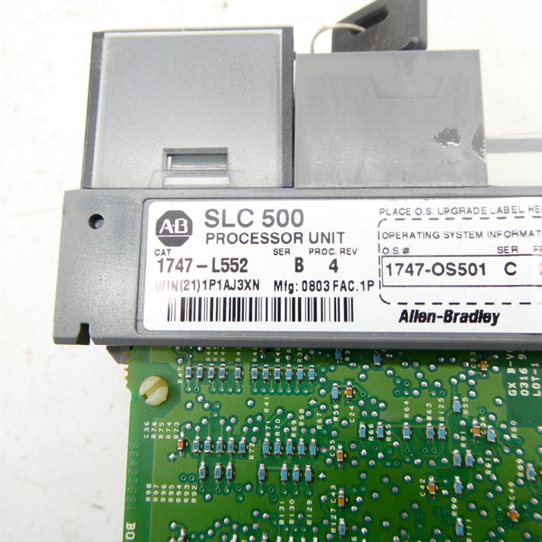 ALLEN BRADLEY 1747-L552 SER. B F/W 6 24VDC (NO DOOR) NSNP