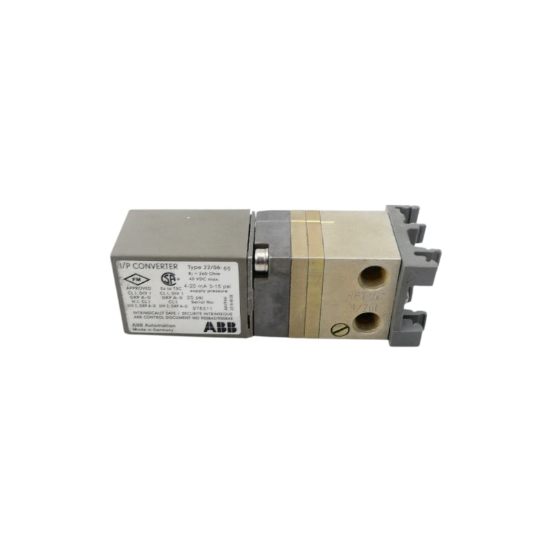 ABB 22/06-65 40VDC 3-15PSI NSNP