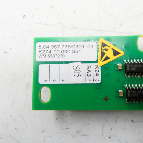 CIRCUIT BOARD 5.04.057.736/0301-01 K274.00.000.351 NSNP