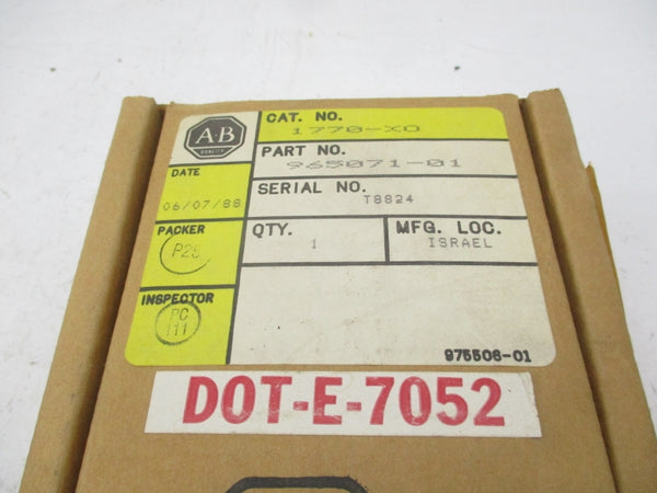 ALLEN BRADLEY 1770-XO (BR/YL) NSMP