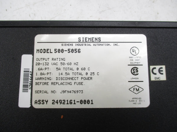 SIEMENS 500-5056 20-132VAC 5A NSNP