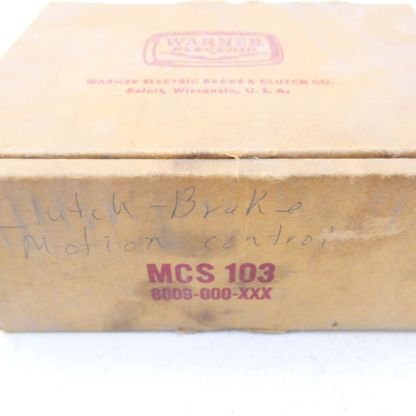 WARNER ELECTRIC MCS-103 8009-000-XXX NSMP