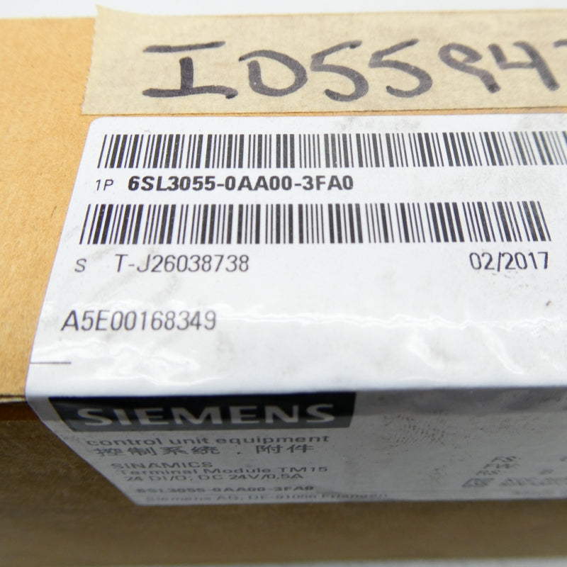 SIEMENS 6SL3055-0AA00-3FA0 NSFS
