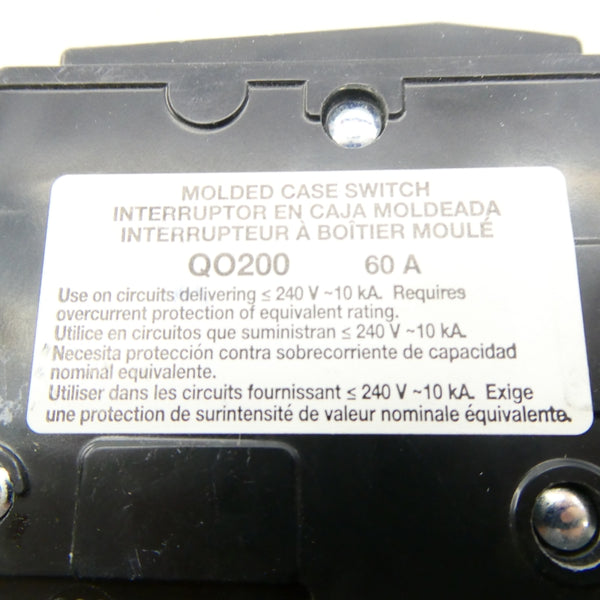 SQUARE D QO20060 240V 60A NSNP