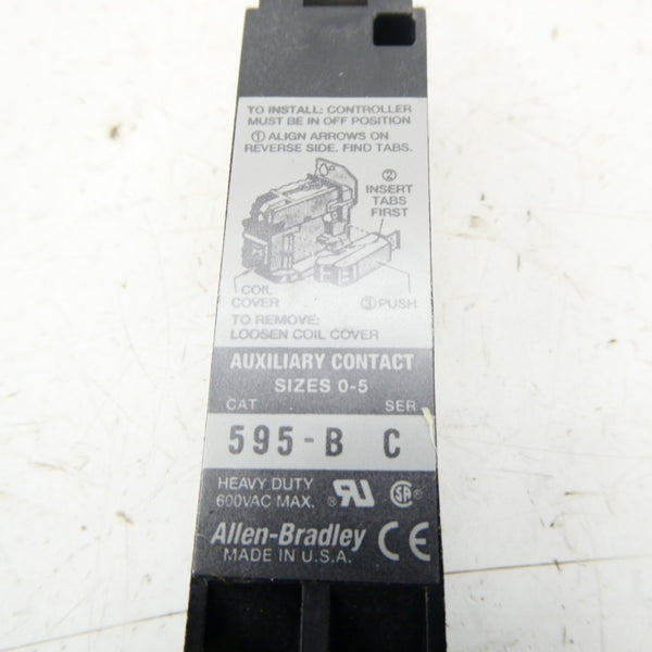 ALLEN BRADLEY 595-B SER. C 600VAC (GY/BL) NSMP