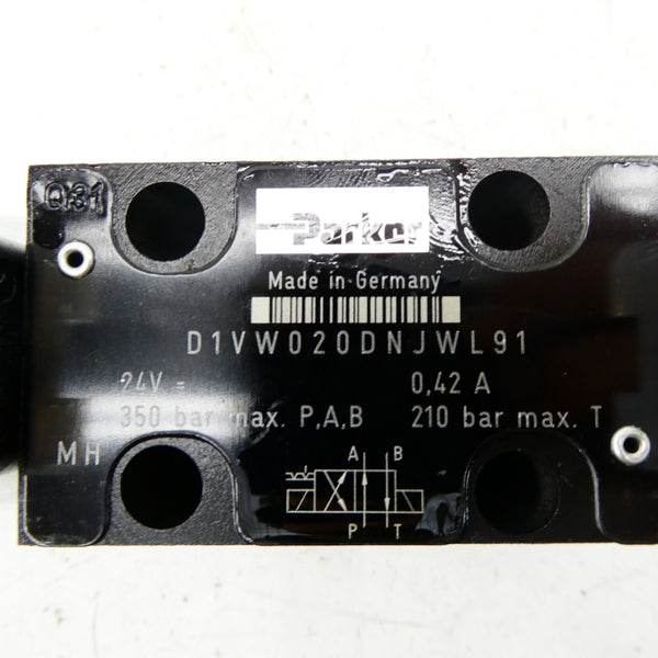 PARKER D1VW020DNJWL91 24V 0.42A NSMP