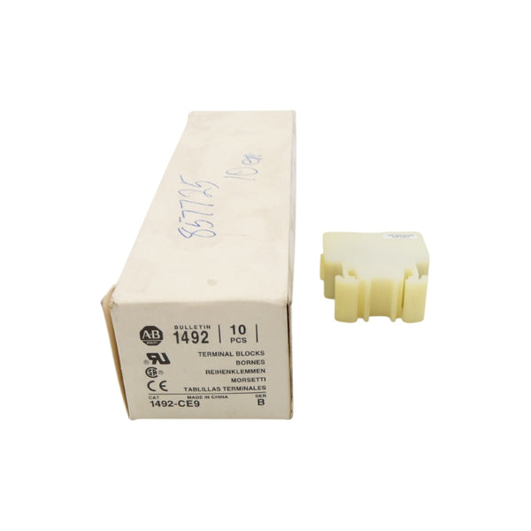 ALLEN BRADLEY 1492-CE9 SER. B (PKG OF 10) (WH) NSMP