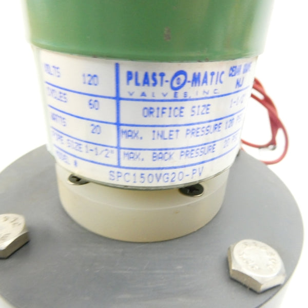 PLAST-O-MATIC SPC150VG20-PV 120V NSNP