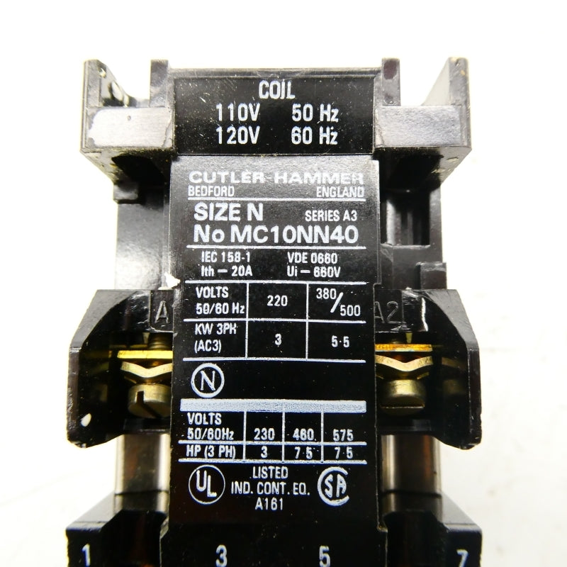 CUTLER HAMMER MC10NN40 110/120V NSMP