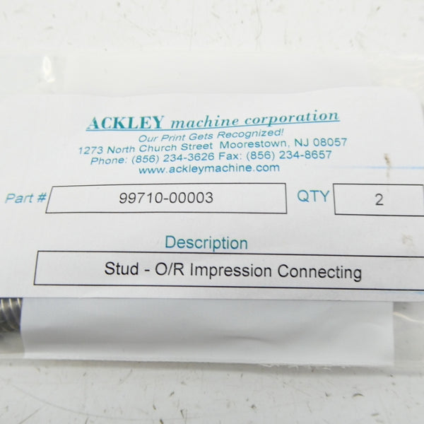 ACKLEY 99710-00003 (PKG OF 2) NSMP