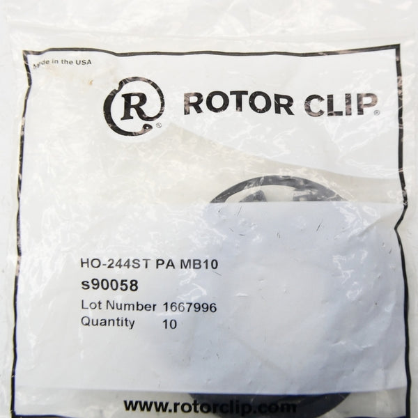 ROTOR CLIP HO-244STPAMB10 (PKG OF 9) NSMP