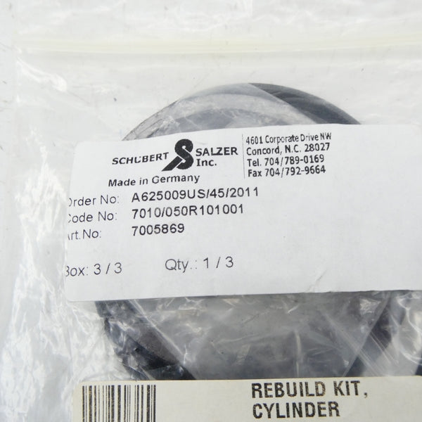 SCHUBERT & SALZER A625009US/45/2011 NSMP