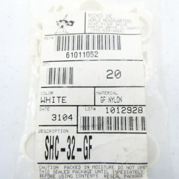 RICHCO SHC-32-GF (PKG OF 20) NSMP