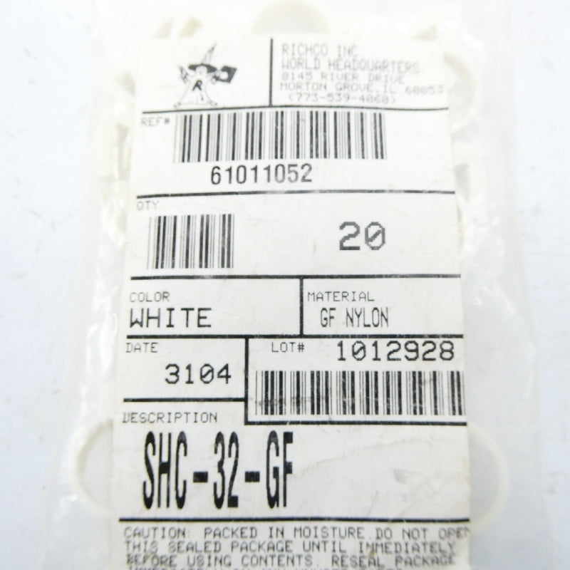 RICHCO SHC-32-GF (PKG OF 20) NSMP