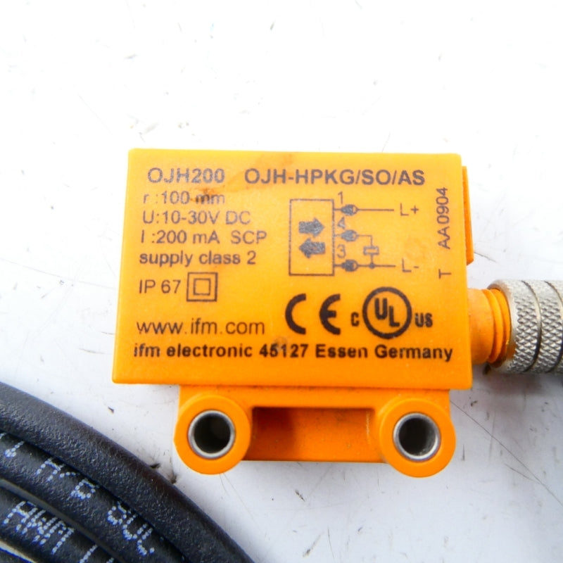 IFM EFECTOR OJH200 OJH-HPKG/SO/AS 10-30VDC NSNP