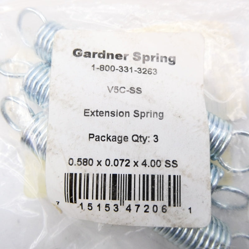 GARDNER SPRING V5C-SS (PKG OF 3) NSMP