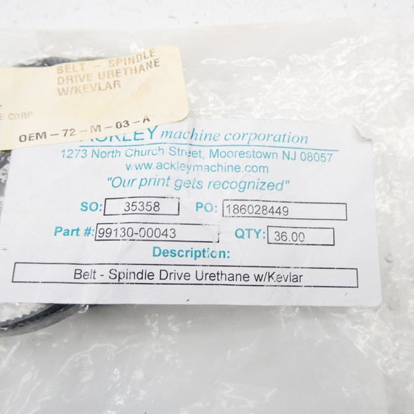 ACKLEY 99130-00043 (PKG OF 6) NSMP