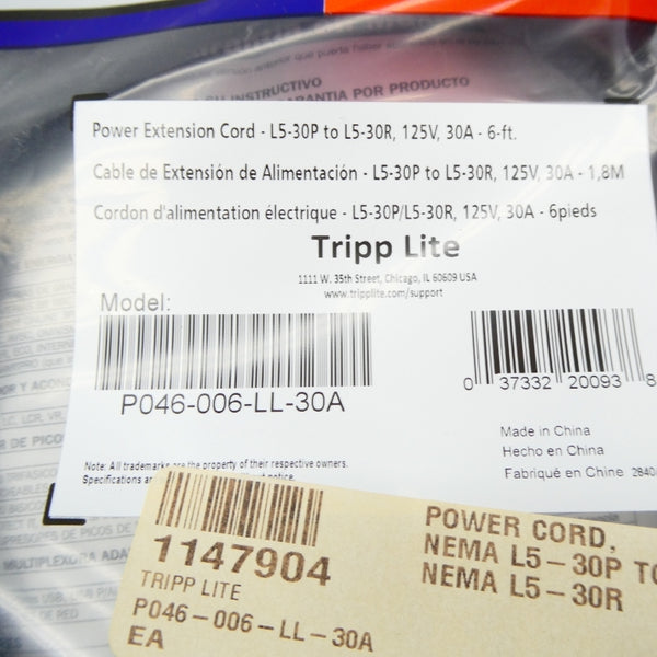 TRIPP LITE P046-006-LL-30A NSMP