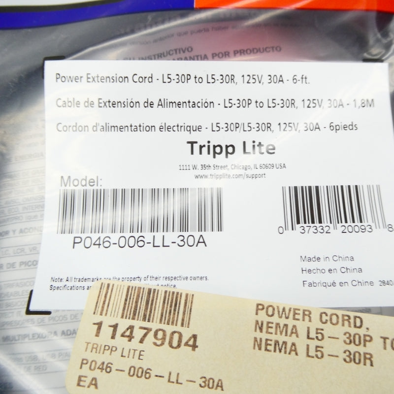 TRIPP LITE P046-006-LL-30A NSMP