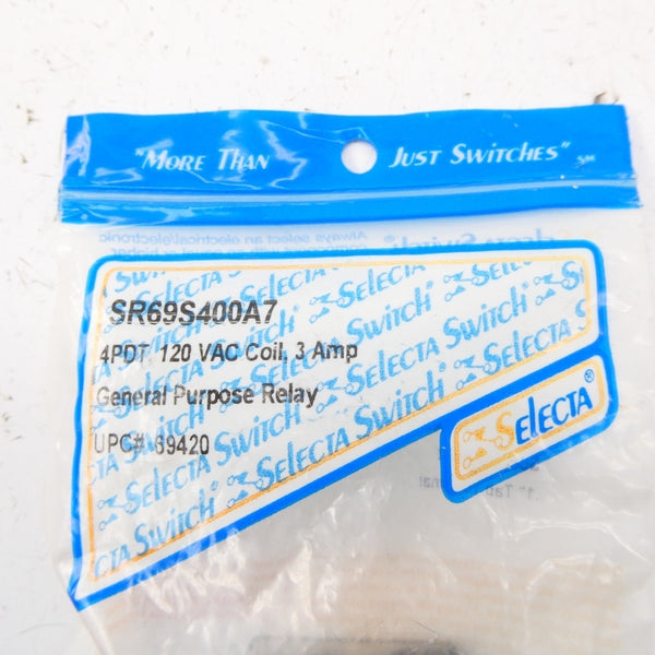 SELECTA SR69S400A7 120VAC 3A NSMP