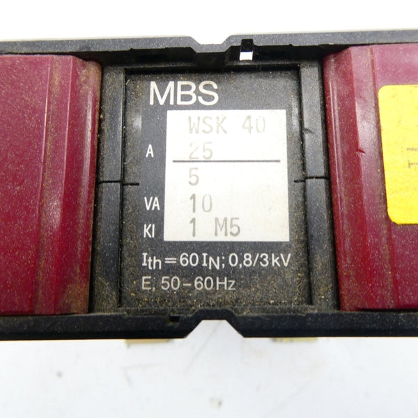 MBS WSK40 25A NSNP