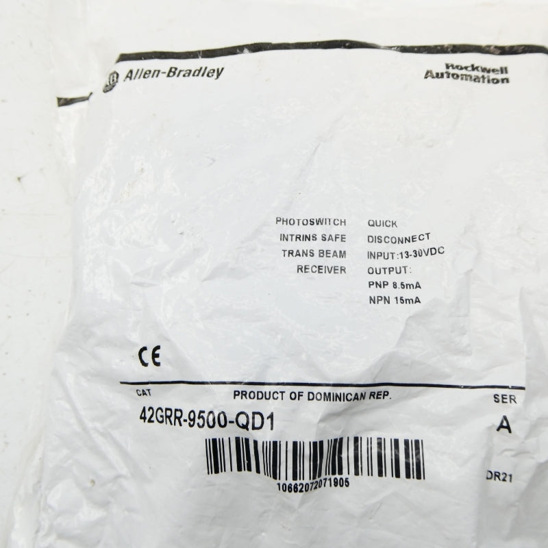 ALLEN BRADLEY 42GRR-9500-QD1 SER. A 13-30VDC NSMP